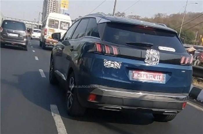 Peugeot 3008 SUV spied testing in India